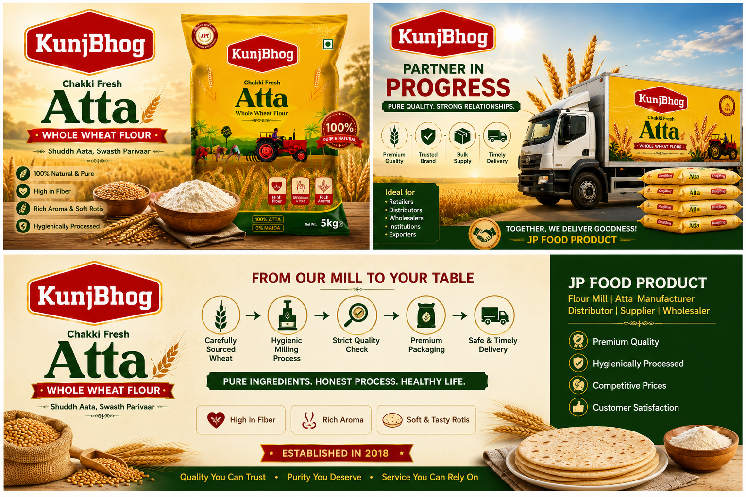 Wheat Flour Wholesaler: Your Trusted Partner for Premium Quality Atta